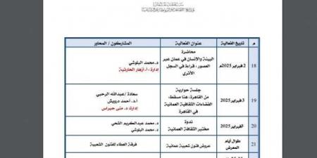 البرنامج الثقافي لسلطنة عمان ضيف شرف معرض الكتاب 2025.. فعاليات متنوعة - أطلس سبورت