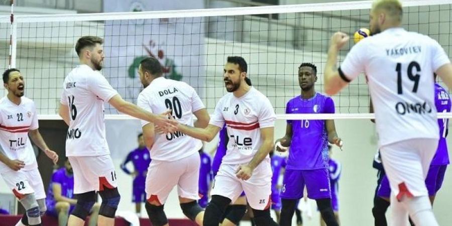 الزمالك يواجه الجزيرة الإماراتي في ربع نهائي البطولة العربية للكرة الطائرة - شبكة أطلس سبورت