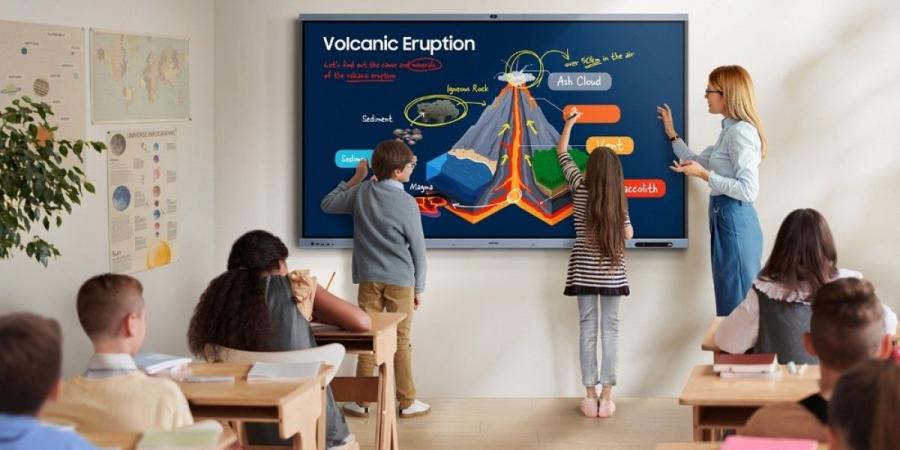 سامسونج تدمج الذكاء الاصطناعي وأندرويد في شاشاتها التفاعلية المخصصة للتعليم - شبكة أطلس سبورت