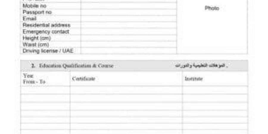 راتب 9000 درهم.. وظائف للمصريين بالإمارات «الشروط وكيفية التقديم» - شبكة أطلس سبورت