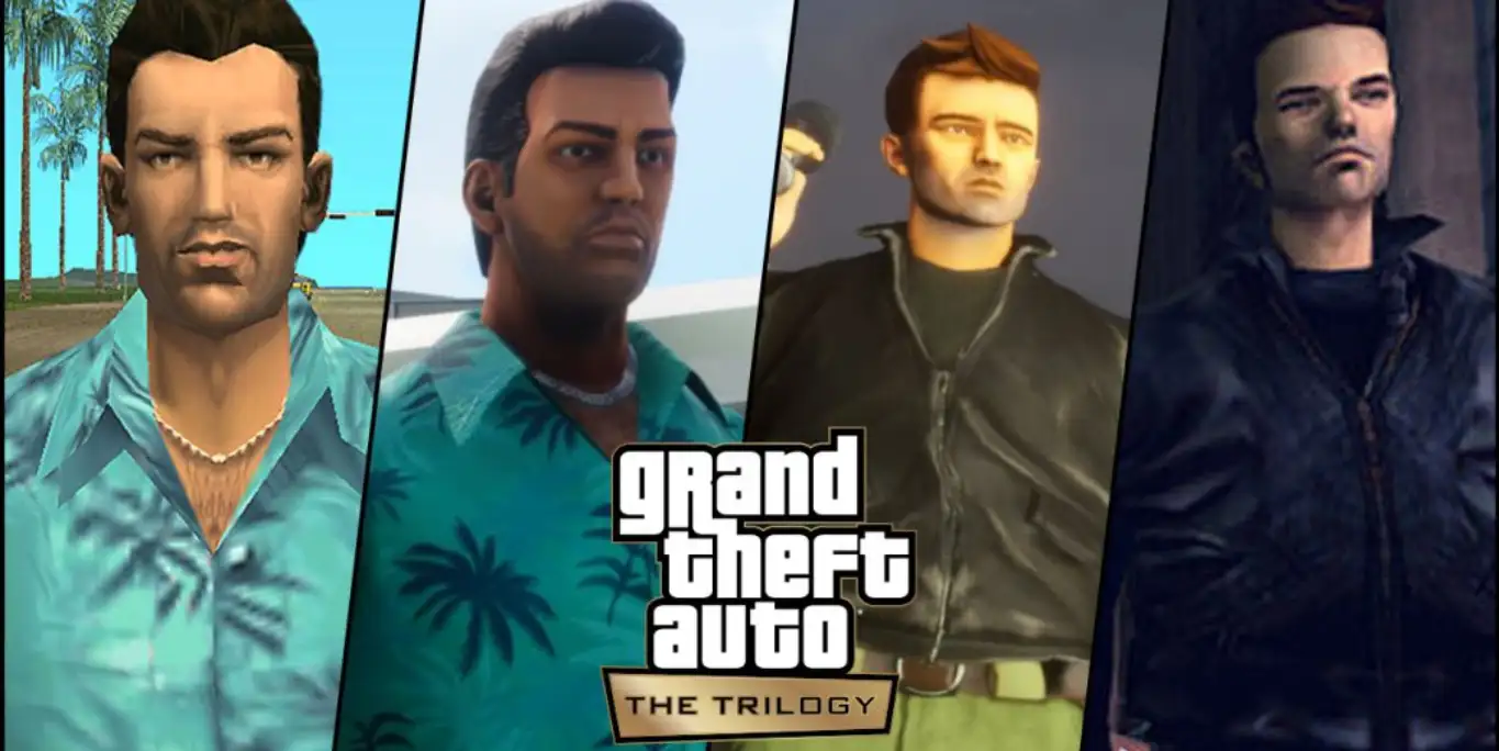 مقارنة بين النسخ الثلاثة لريماستر الاصلية وبعد التحديث من GTA Trilogy Definitive Edition