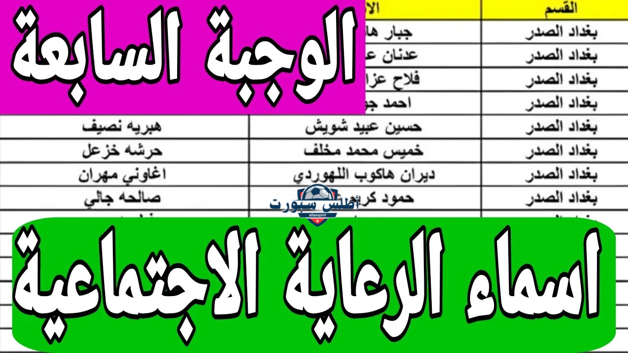 “مظلتي” رابط الاستعلام عن دعم الرعاية الاجتماعية الوجبة السابعة