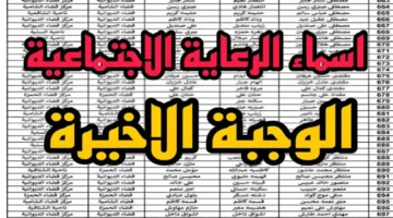 اسماء الرعاية الاجتماعية الوجبة الأخيرة بالعراق 2024 عبر منصة مظلتي الالكترونية spa.gov .iq 1024x576 1