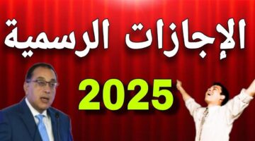 إجازات يناير 2025 في مصر