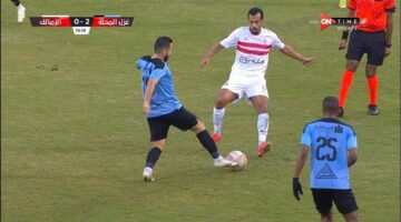 الحكم محمود بسيوني يقود مباراة الزمالك وغزل المحلة 1