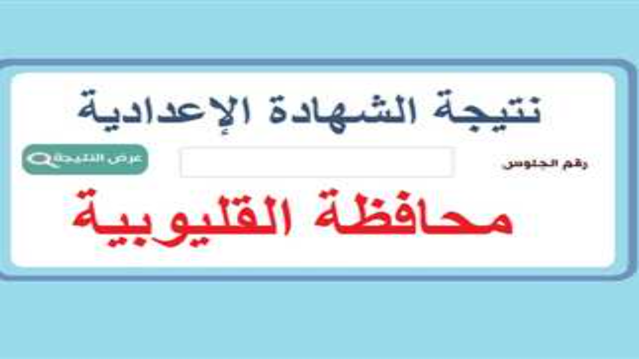 رابط الحصول علي نتيجة الشهادة الإعدادية القليوبية.. في 5 خطوات فقط